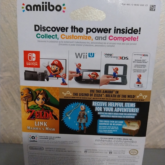 Nintendo amiibo Majora'S Mask for Nintendo Wii U/Switch New - Picture 3 of 4